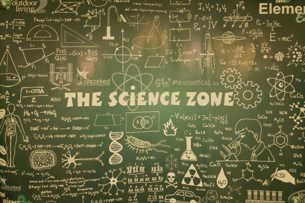 Science Zone Chalkboard Background